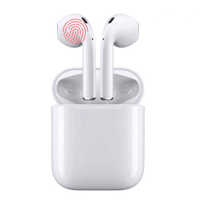Earpods i12 ørepropper med touch funksjoner til iPhone og Android
