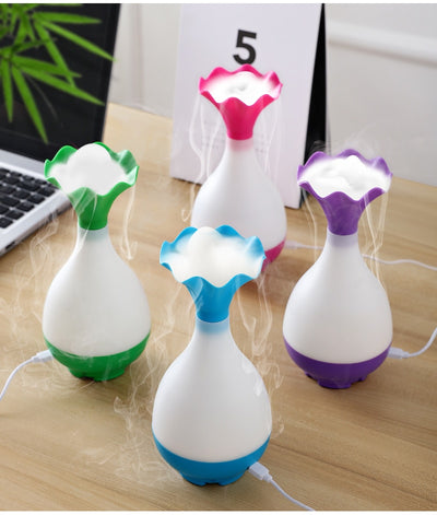 Aroma luftfukter / diffuser 100 ml med LED lys