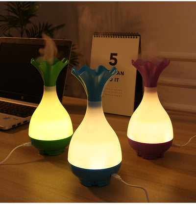 Aroma luftfukter / diffuser 100 ml med LED lys