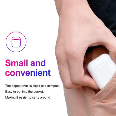 Earpods i12 ørepropper med touch funksjoner til iPhone og Android