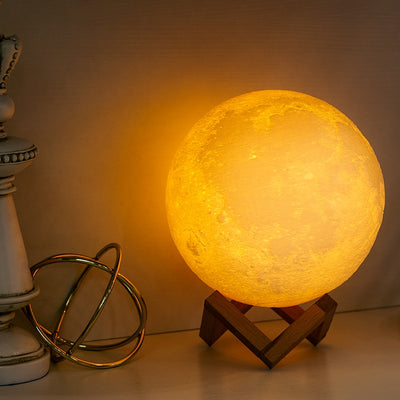 RGB LED MÅNELAMPE / NATTLYS