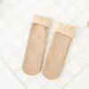 Winter Warm Male Socks Thicken Thermal Solid Wool Cashmere Snow Socks Unisex Seamless Velvet Boots Floor Sleeping Socks
