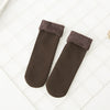 Winter Warm Male Socks Thicken Thermal Solid Wool Cashmere Snow Socks Unisex Seamless Velvet Boots Floor Sleeping Socks