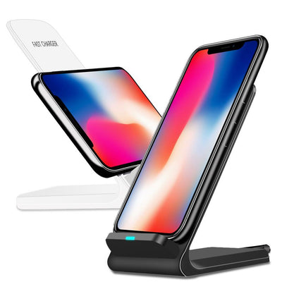 Trådløs lader plate/stativ til iPhones og ander mobil merker.