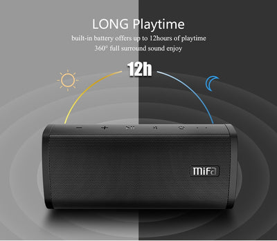 MIFA trådløs høyttaler og Vanntett Loudspeaker med 10W stereo