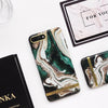 Premium marmor iPhone deksel