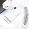 Premium marmor iPhone deksel