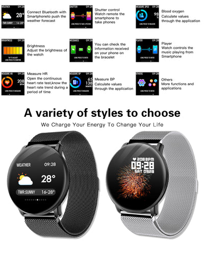 Smart Watch med opp til 10 dager batteritid!