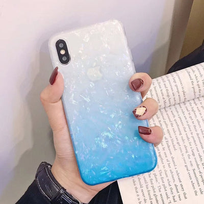Premium iPhone deksel med glitter