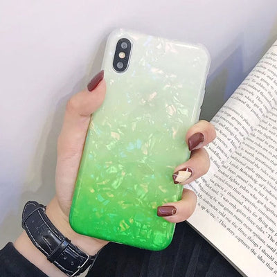Premium iPhone deksel med glitter