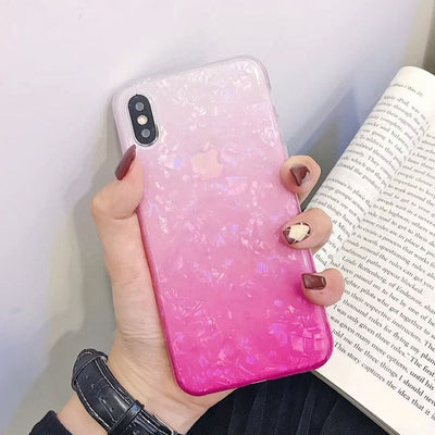 Premium iPhone deksel med glitter