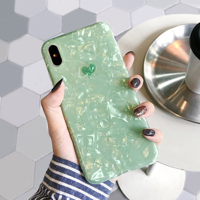 Premium iPhone deksel med glitter