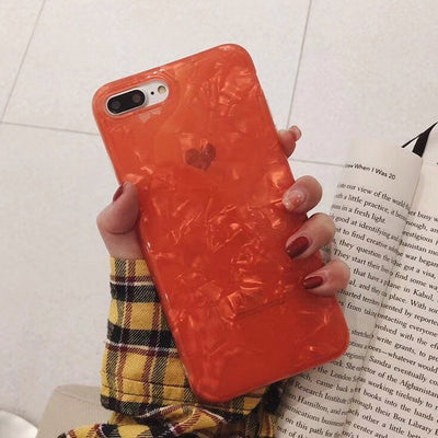 Premium iPhone deksel med glitter