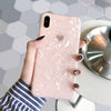 Premium iPhone deksel med glitter