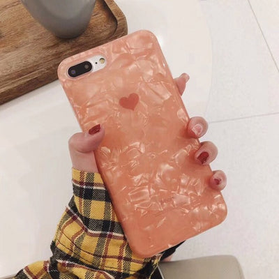 Premium iPhone deksel med glitter