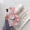 Marmor iPhone deksel med Kickstand Holder