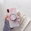 Marmor iPhone deksel med Kickstand Holder