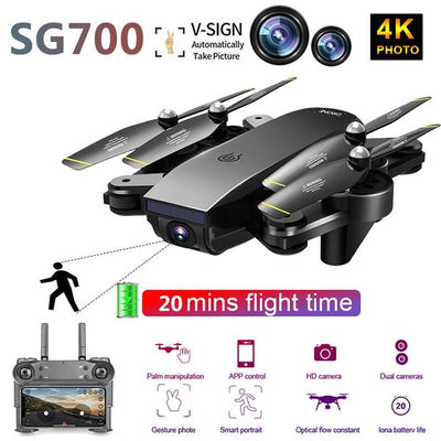 SG700 Drones WIFI FPV 2K Dual Camera Drone Follow Mode APP